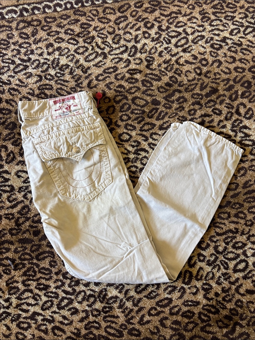 True Religion straight leg Khakis